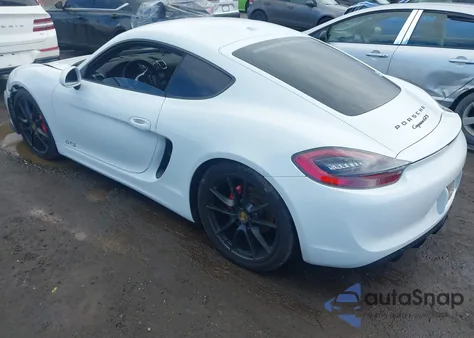 2015 Porsche Cayman Gts из США, поврежденный, VIN WP0AB2A86FK183500